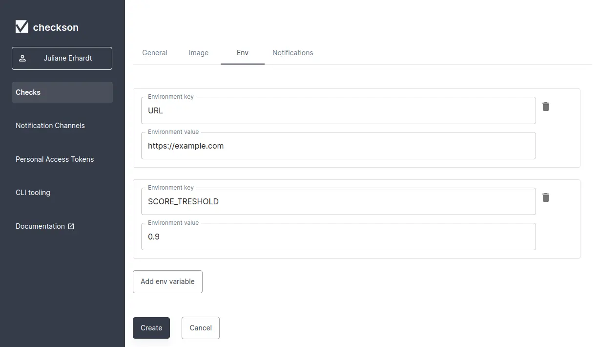 Setting the environment variables